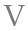 v